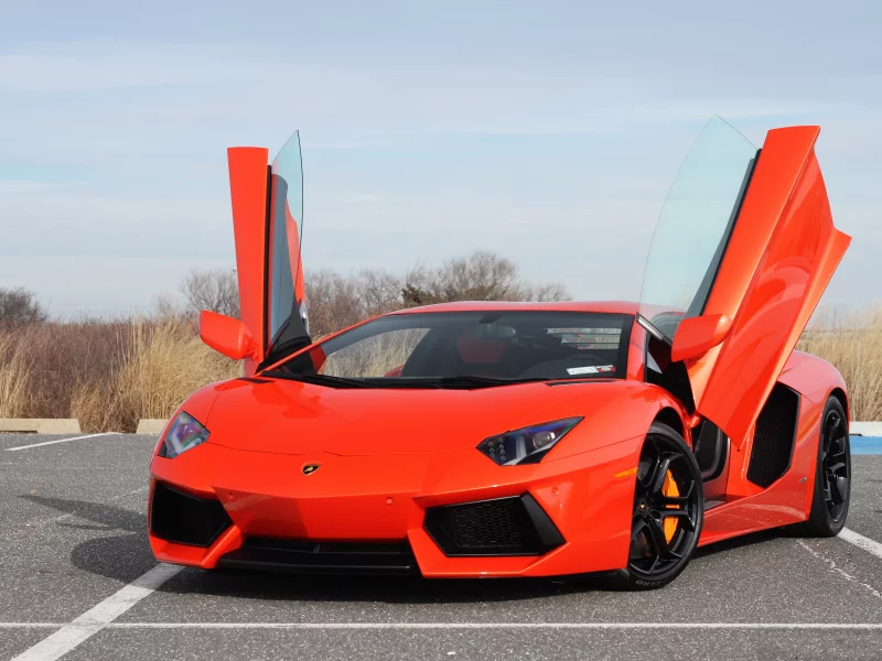 lp700-4, orange, ламборгини, авентадор, lamborghini, aventador