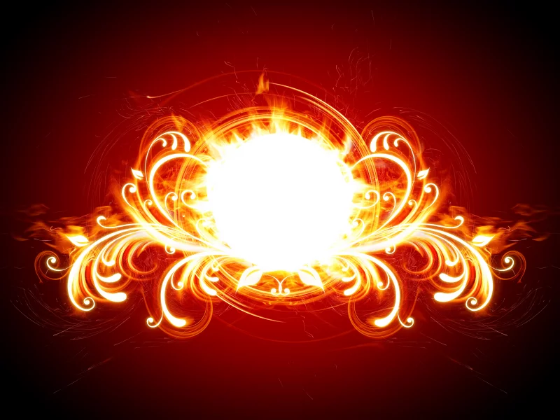 узор, flames, огонь