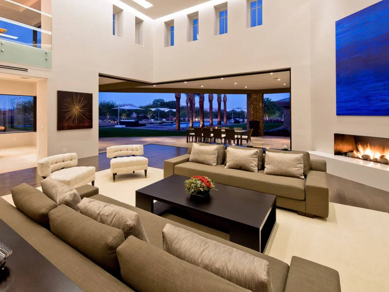 interior, pool, интерьер, дом, стиль, arizona, houses, home, дизайн