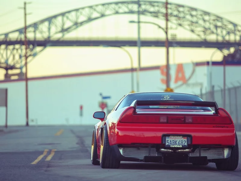 desktop, wallpapers, red, nsx, car, automobile, jdm, автомобиль, acura, tuning