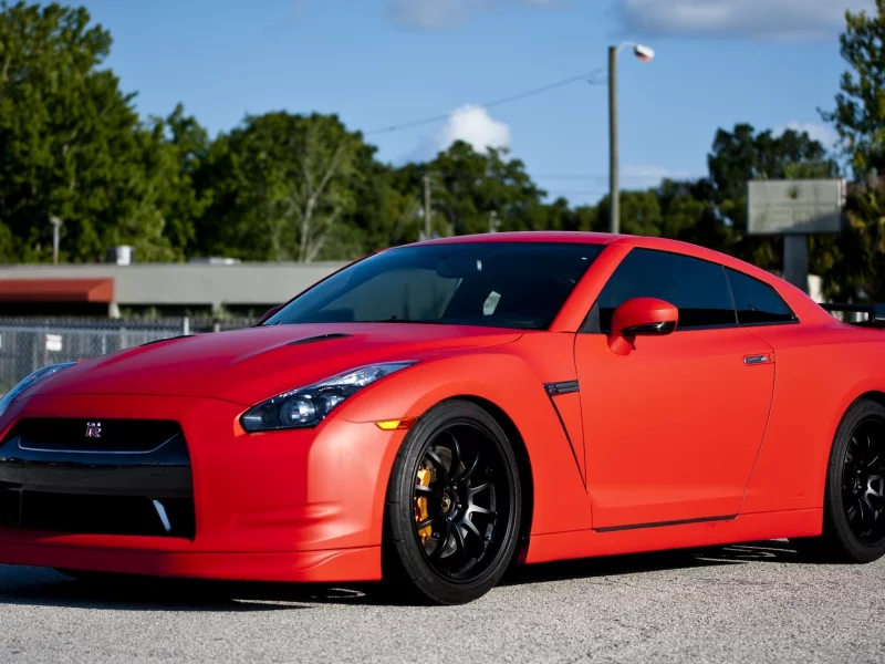 red matte, nissan, матовый, красный, ниссан, wheels, гтр, gtr, black