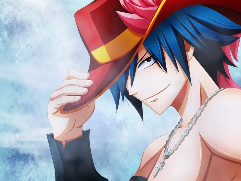 арт, аниме, fairy tail, gray fullbuster, linkzerx9, сказка о хвосте феи
