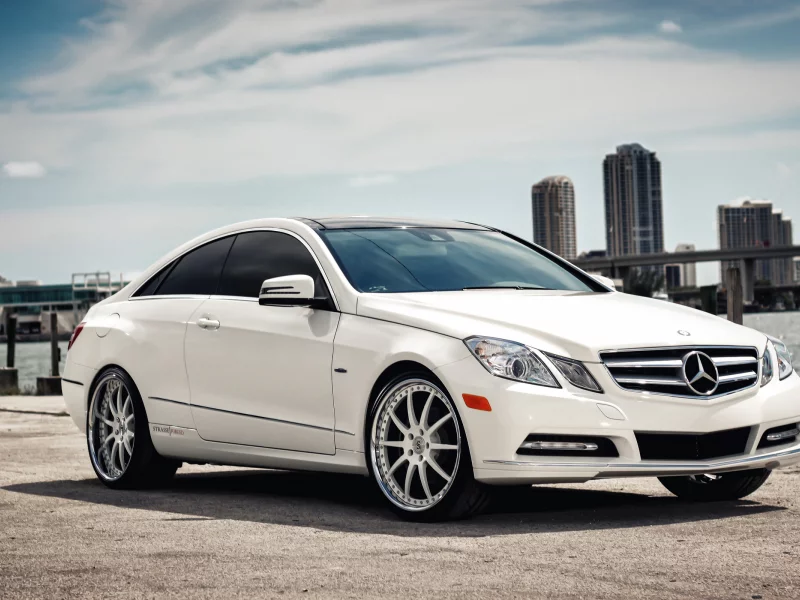 купе, mercedes benz e-class coupe, небоскребы