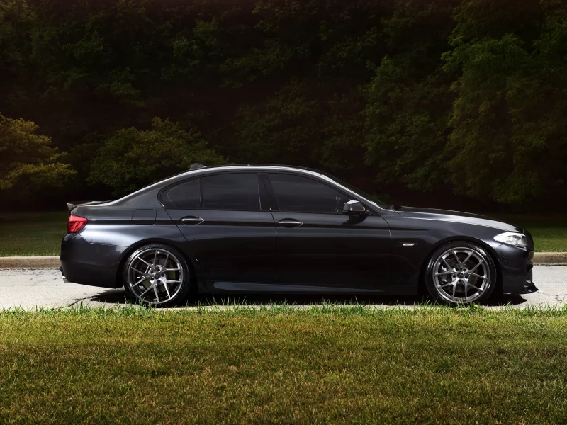 профиль, wheels, чёрный, bmw, тонированный, black, бмв, f10, 550i