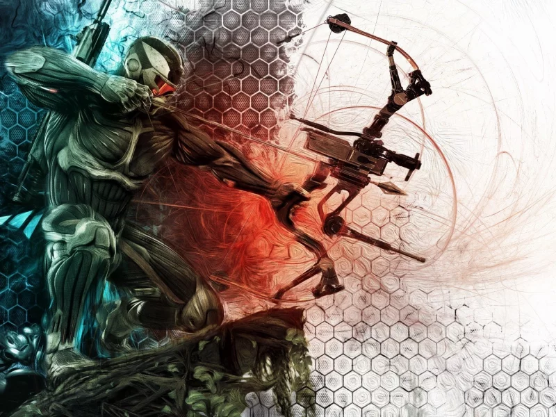 crysis 3, crytek, лук, стрела, пророк, нанокостюм