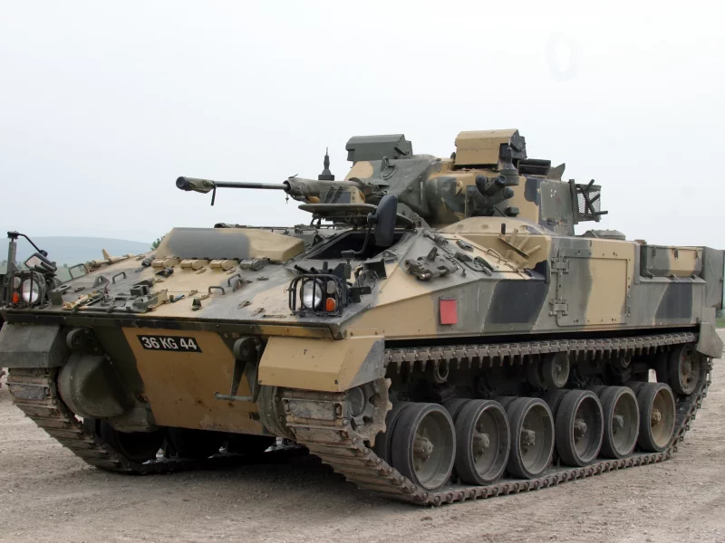 вс великобритании, mcv 80 warrior, боевая машина пехоты