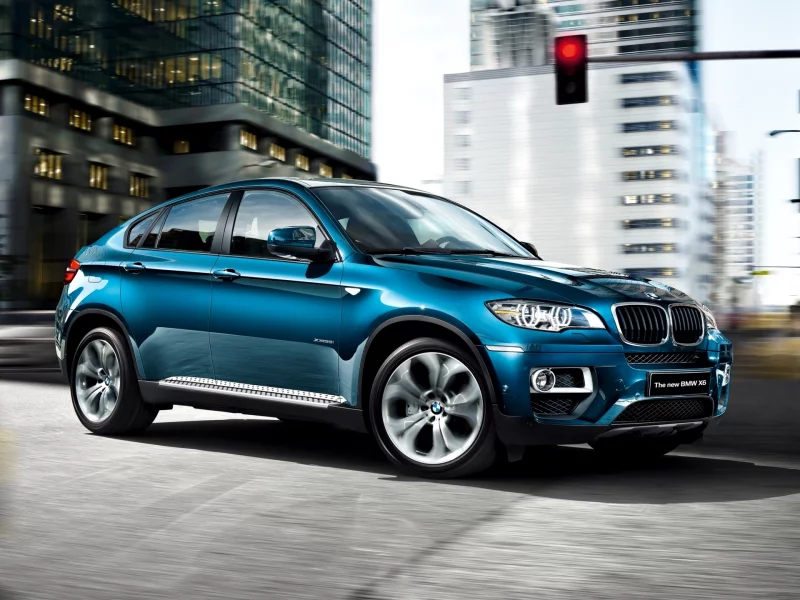 синяя, new, bmw x6, обоя, xdrive35i, автомобиль, car, 2012, wallpapers
