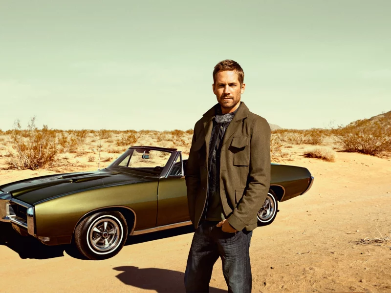 мужчина, пол уокер, песок, актер, пустыня, машина, paul walker