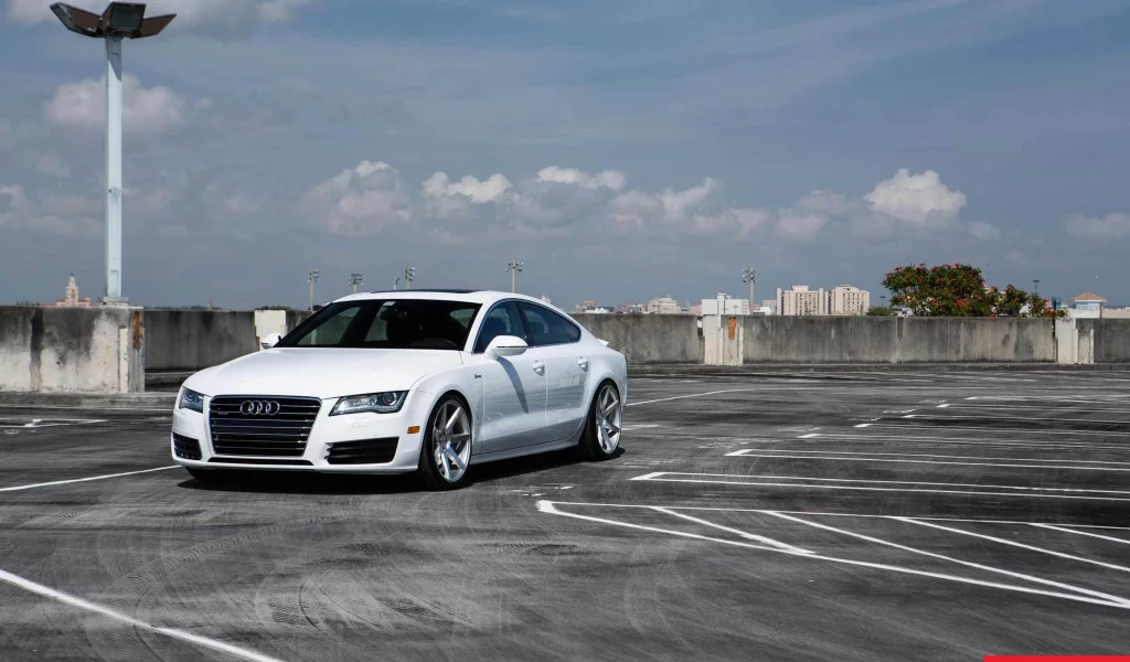 white, белая, audi, a7, тюнинг, ауди, а7, машина, vossen, tuning