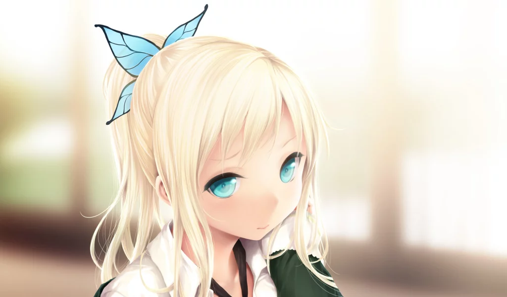 заколка, девочка, boku wa tomodachi ga sukunai, kashiwazaki sena, бабочка