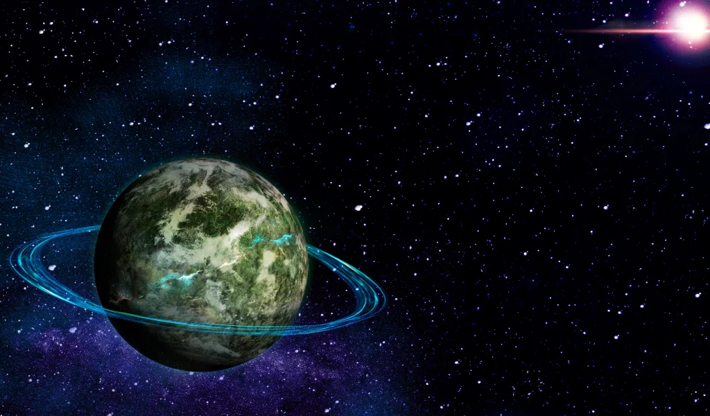 background, planet, space, cosmic energy, supernova, ring, universe, stars