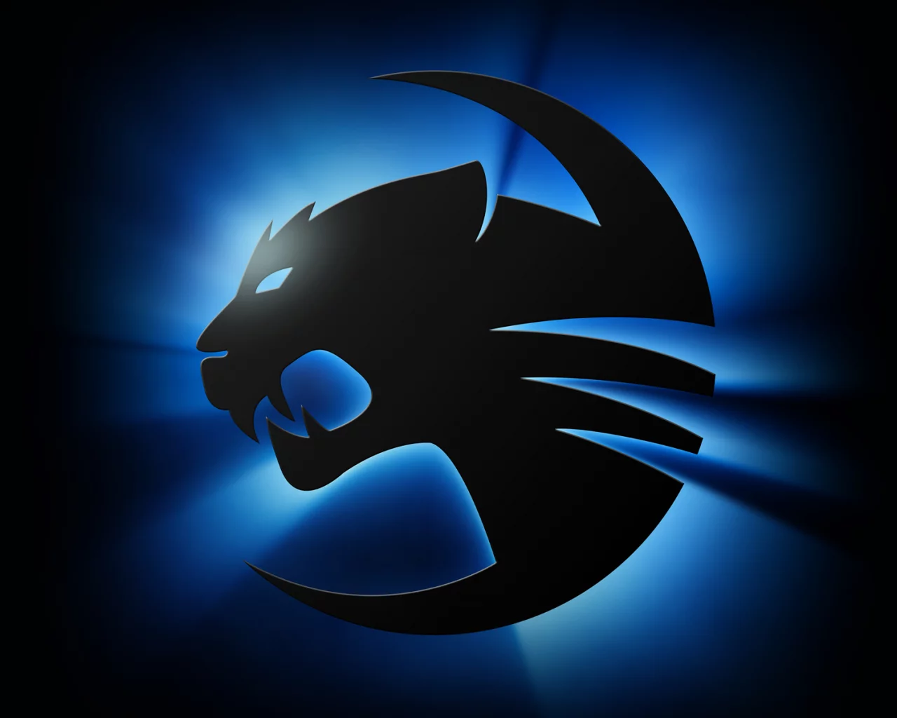 darkglow, roccat, wallpaper