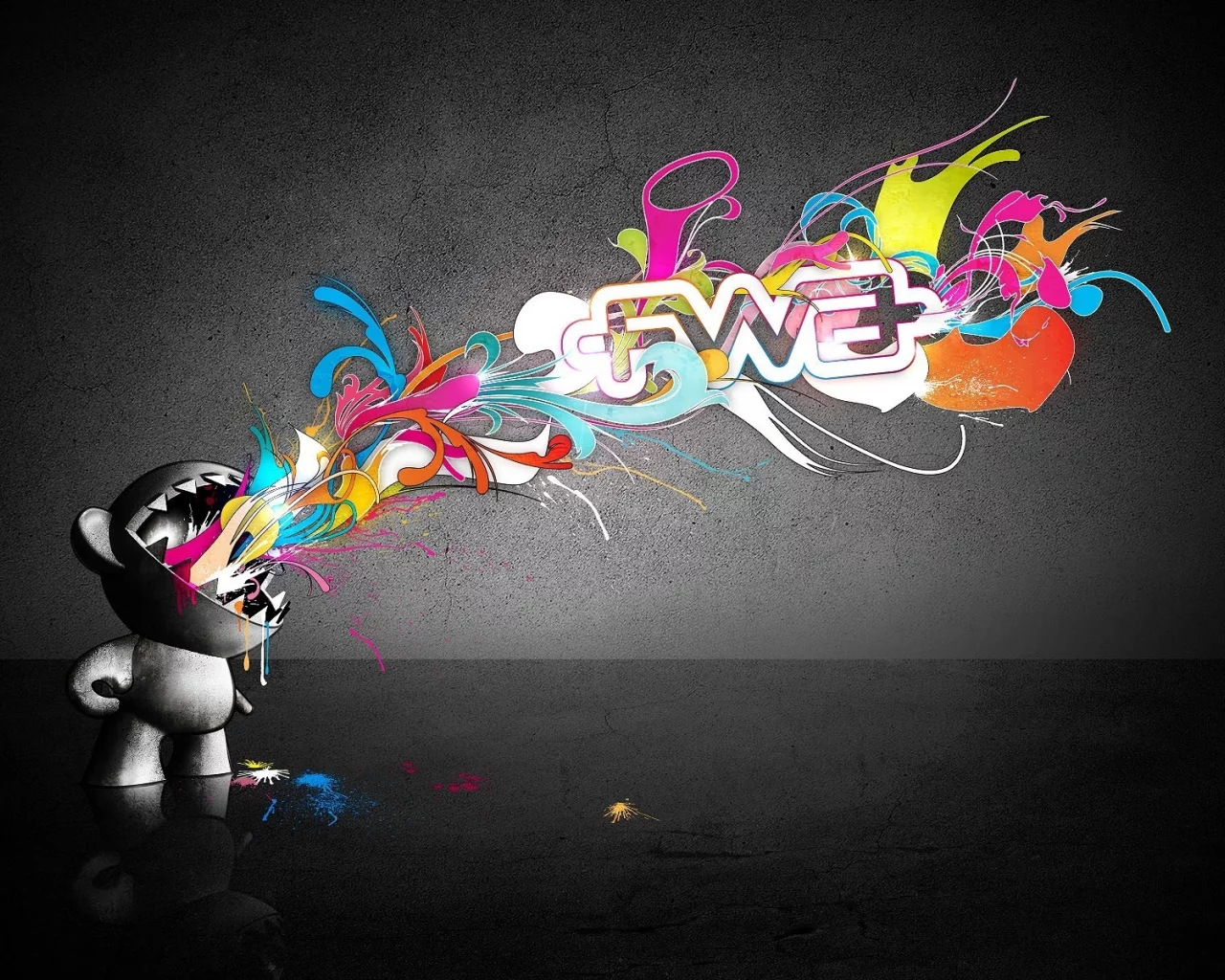 блевота, slowpoke, инопланетянин, wfa, радуга