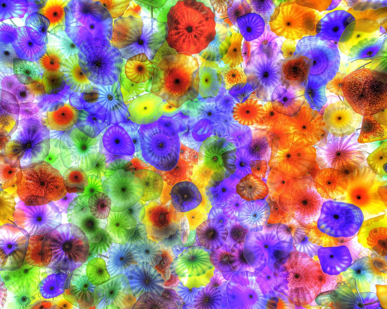 las vegas, лас-вегас, fiori di como, bellagio hotel, отель, glass blossoms, chandelier