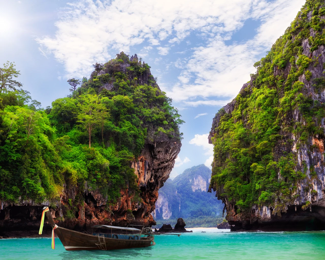 krabi, thailand, ao nang, бухта, природа, пейзаж, курорт, тайланд
