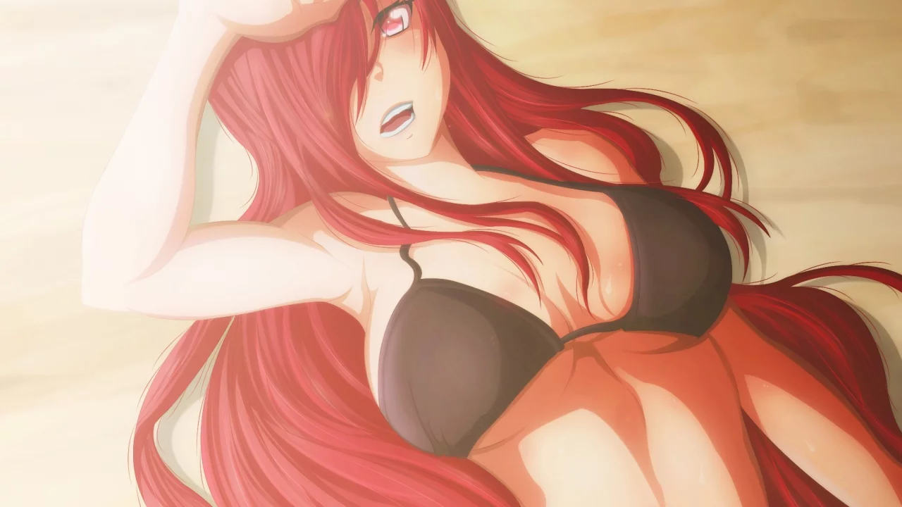 арт, аниме, ricardo9tomate, fairy tail, сказка о хвосте феи, erza scarlet