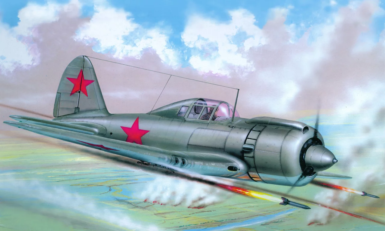 арт, су-6а, одноместный, небо, самолёт, штурмовик