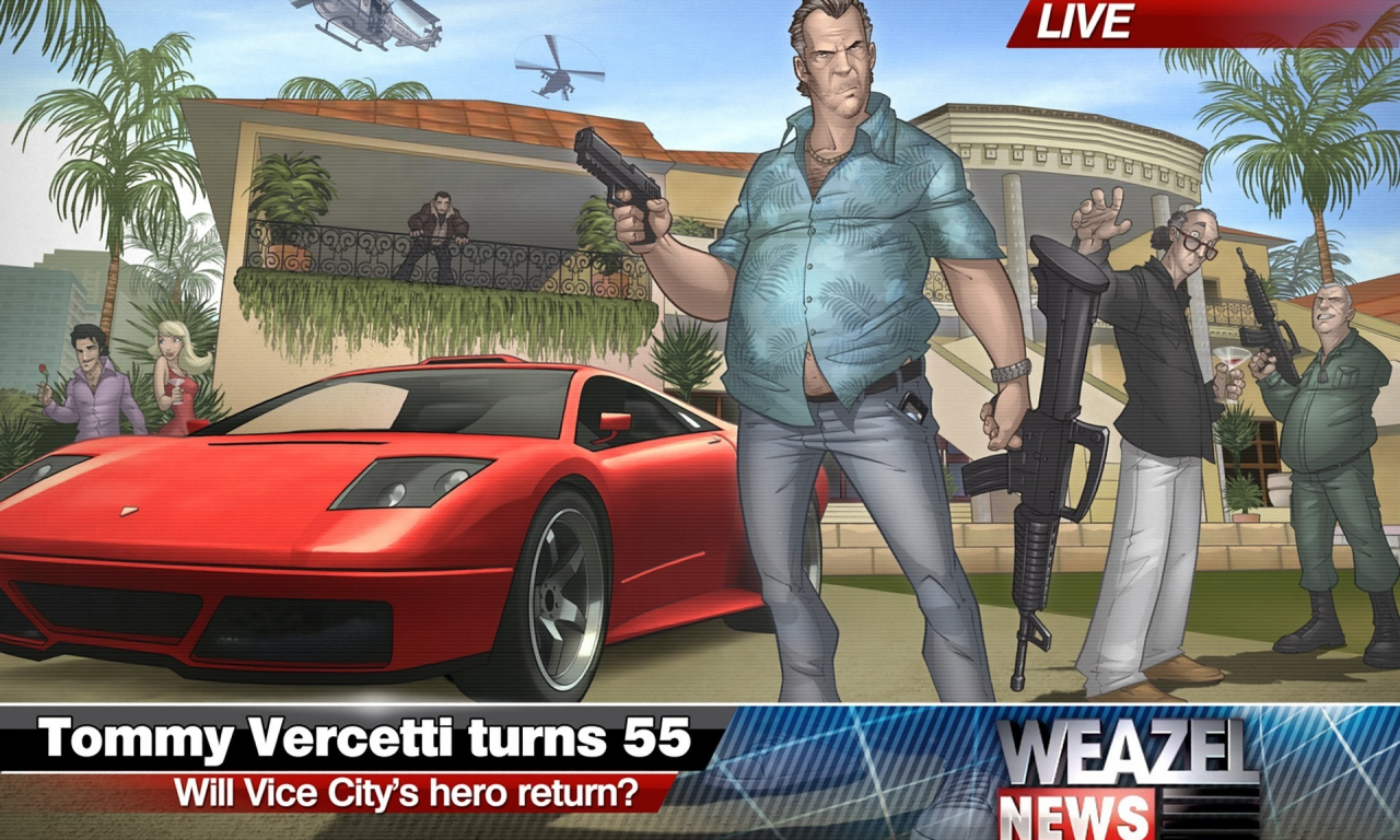 gta, 2011, tommy vercetti, grand theft auto, patrick brown, art, vice city