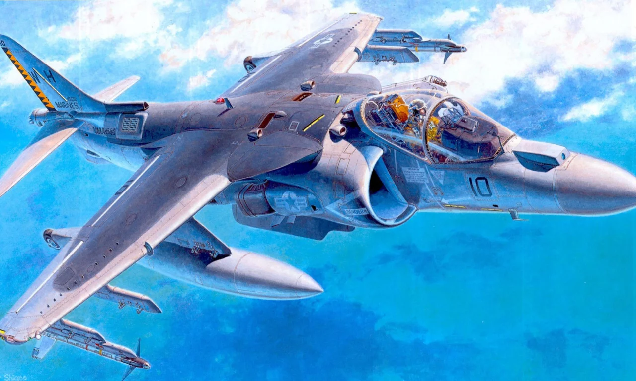 дуглас av-8b, американский, макдоннел, _харриер_ ii, арт
