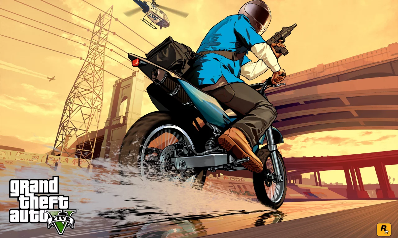 five, logo, 5, art, gta, rockstar