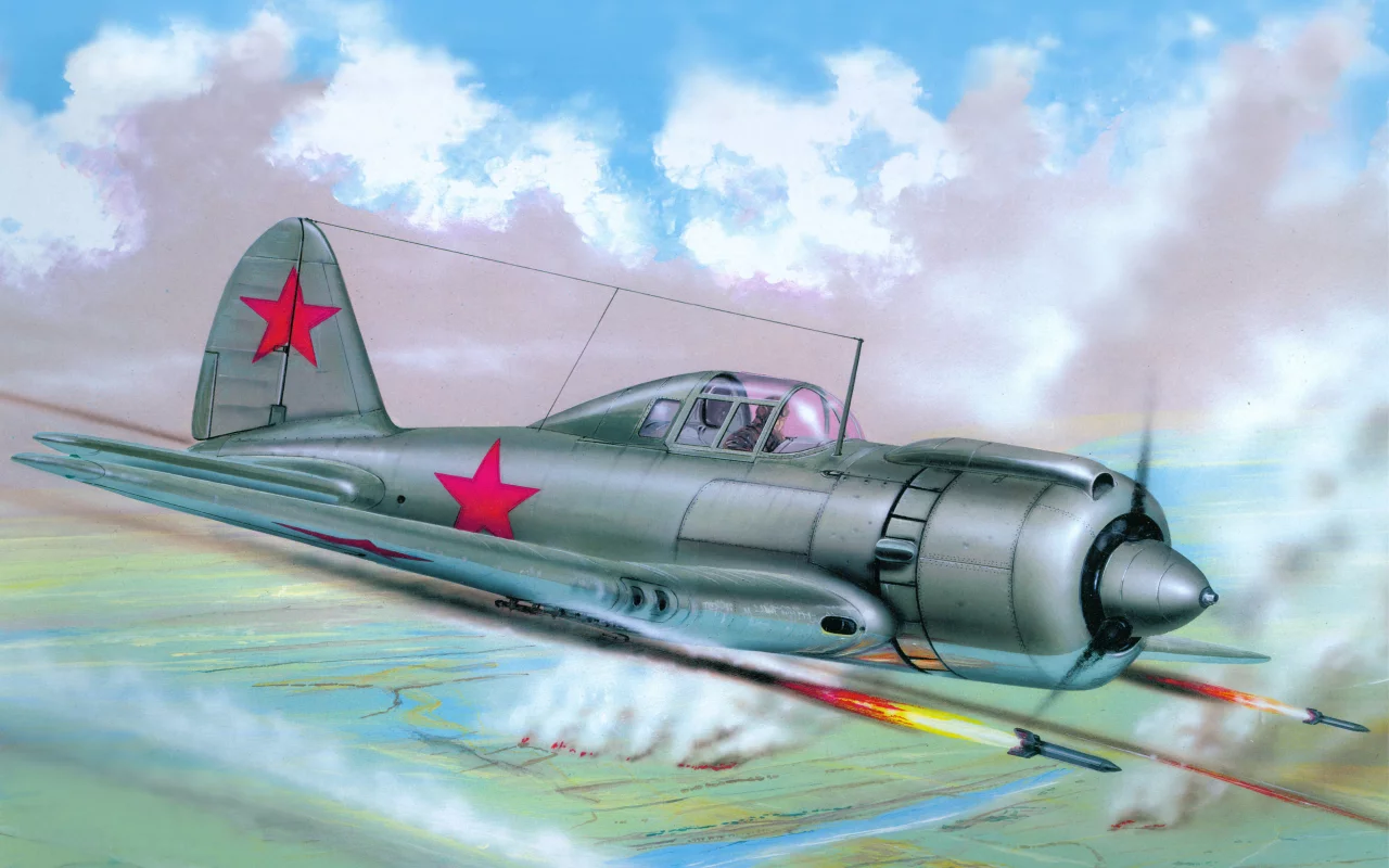 арт, су-6а, одноместный, небо, самолёт, штурмовик