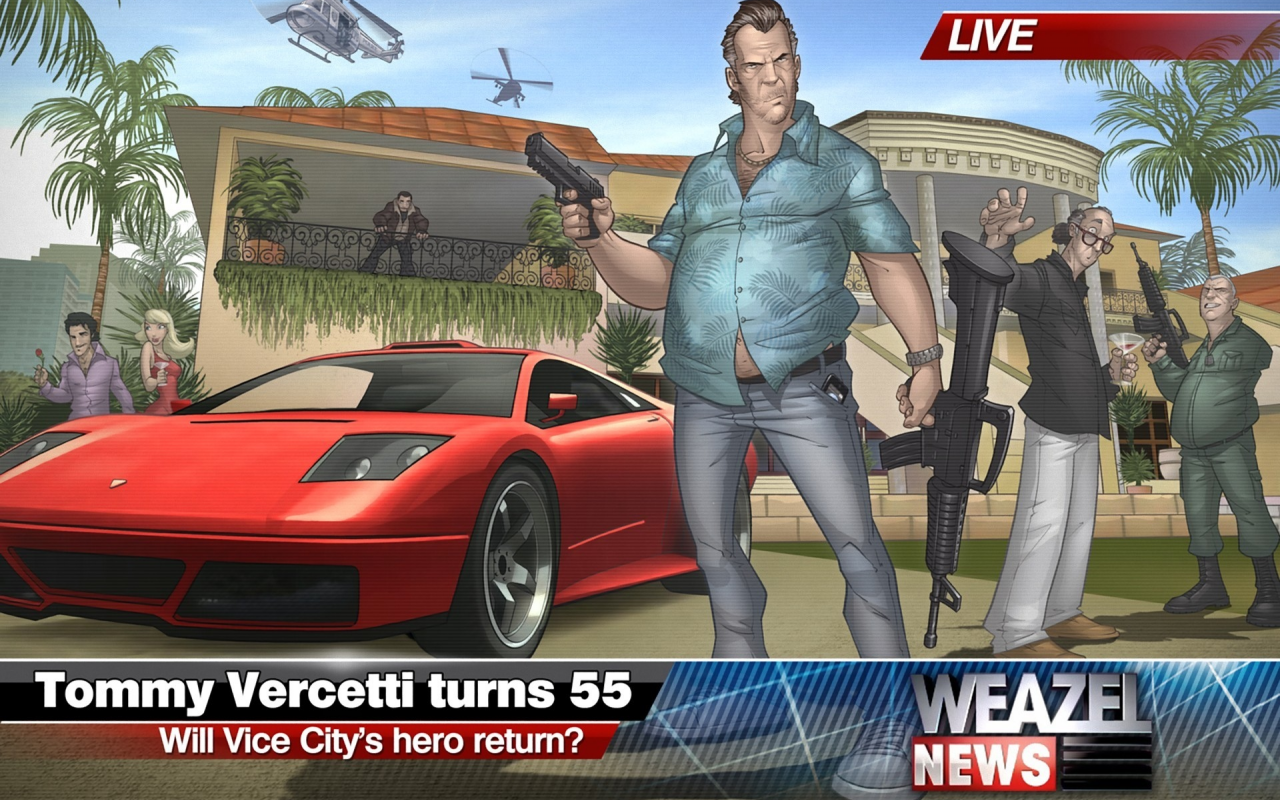 gta, 2011, tommy vercetti, grand theft auto, patrick brown, art, vice city