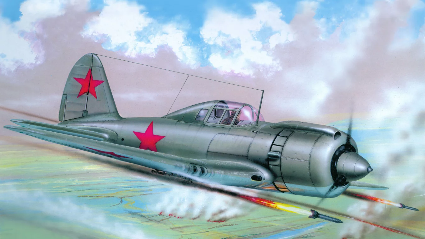 арт, су-6а, одноместный, небо, самолёт, штурмовик