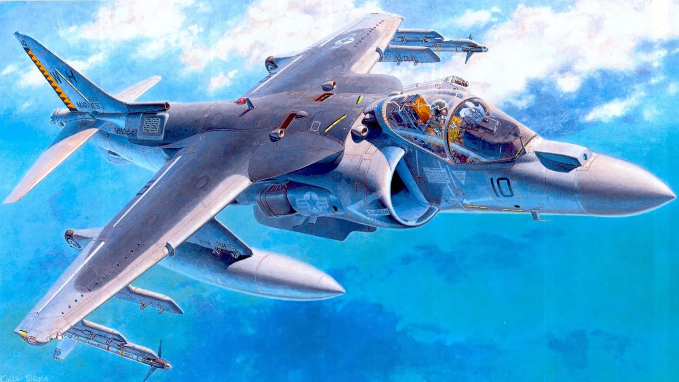 дуглас av-8b, американский, макдоннел, _харриер_ ii, арт