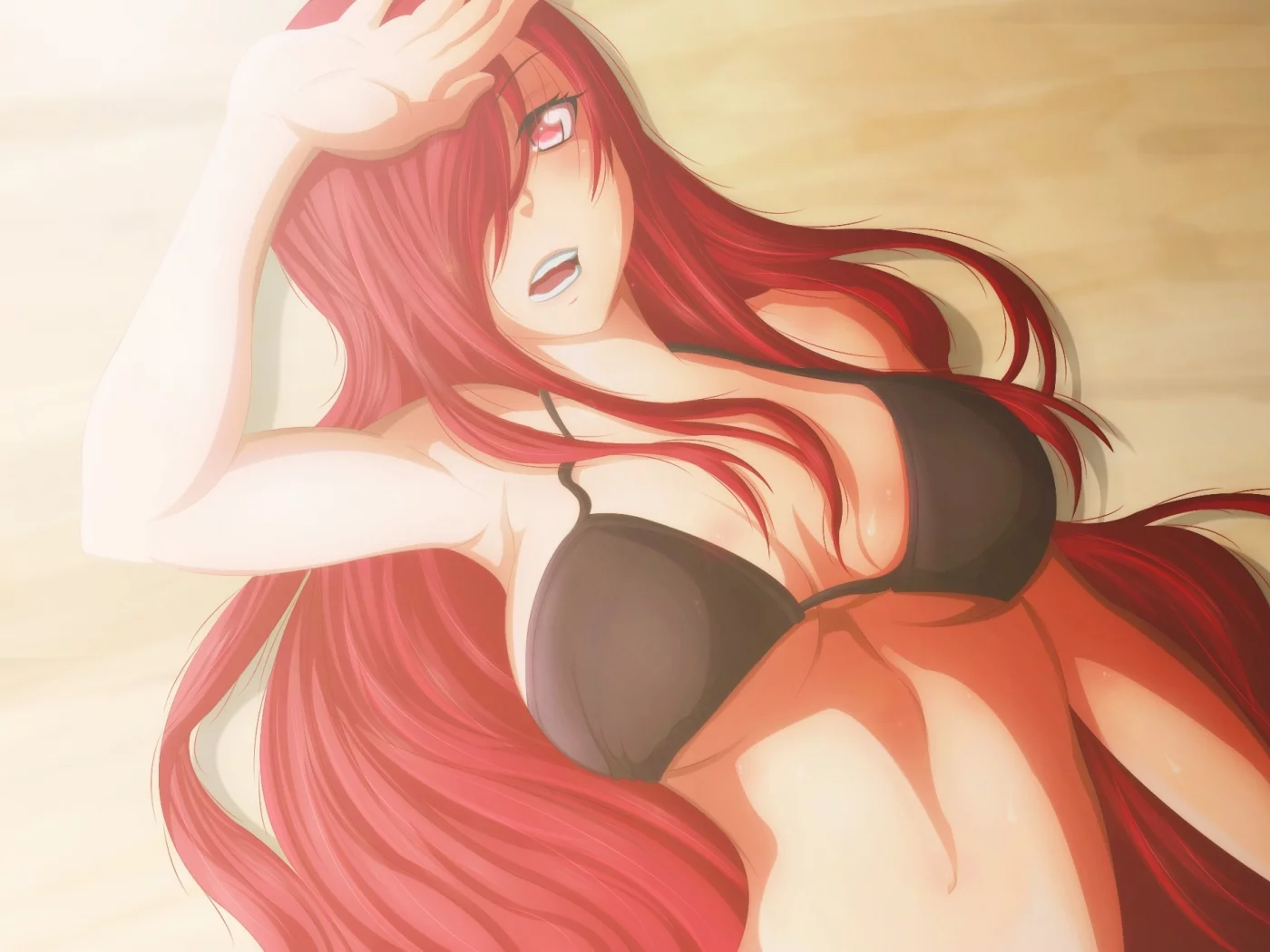 арт, аниме, ricardo9tomate, fairy tail, сказка о хвосте феи, erza scarlet