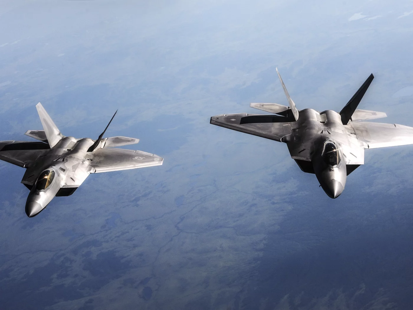 f-22 raptor, небо, f-22 _раптор_, самолёты, многоцелевые