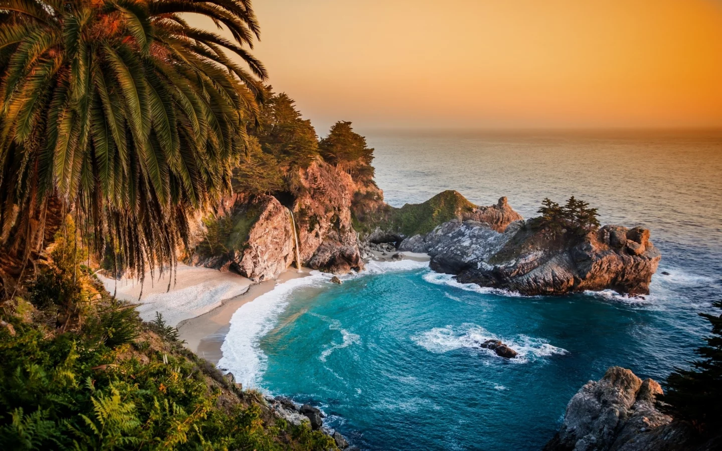 julia pfeiffer burns state park, california, big sur, pacific ocean, биг-сюр, mcway falls