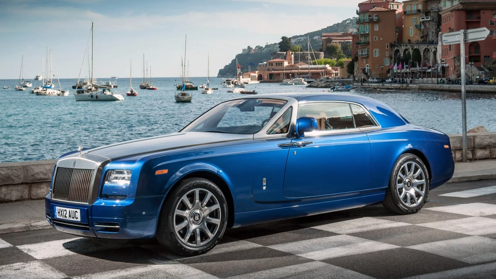 phantom, rolls-royce, coupe, синий, купе, фантом, роллс-ройс