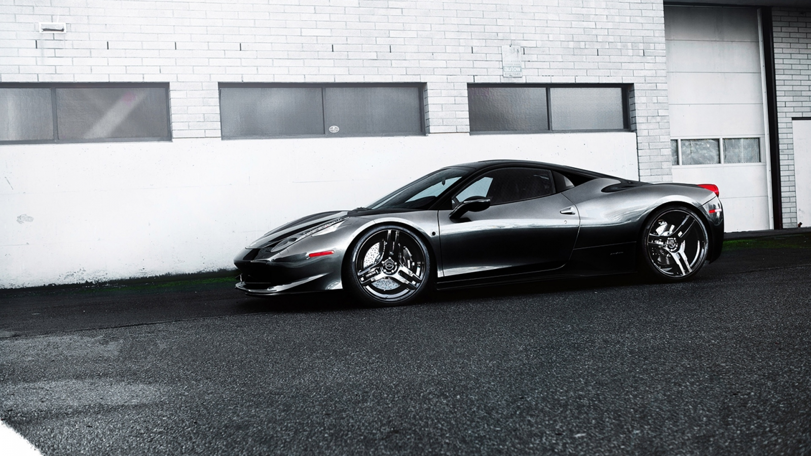 серый, grey, ferrari, wheels, black, профиль, феррари, 458 italia, италия