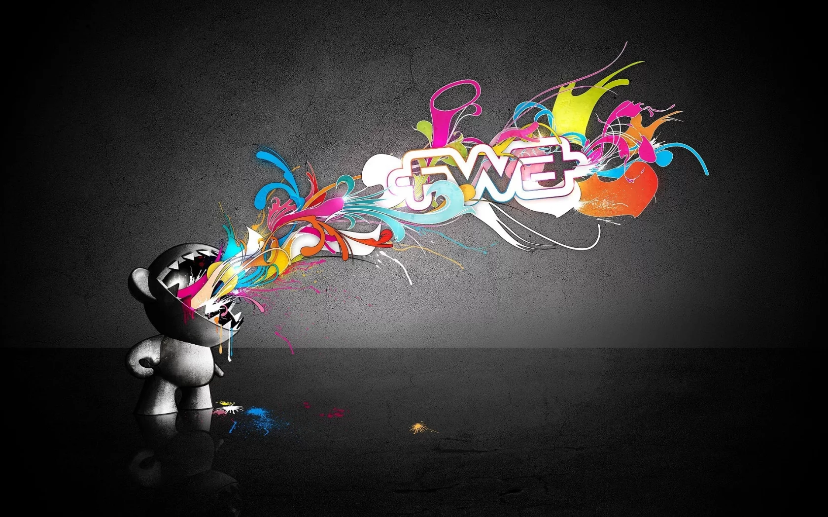 блевота, slowpoke, инопланетянин, wfa, радуга