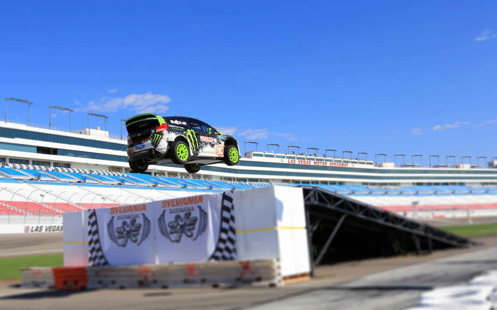 rallycross, в воздухе, авто, ken block, ford, fiesta, скорость, rally, форд