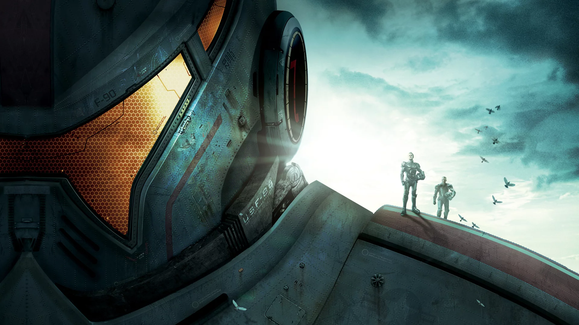 pacific rim, джегер, тихоокеанский рубеж, люди, робот