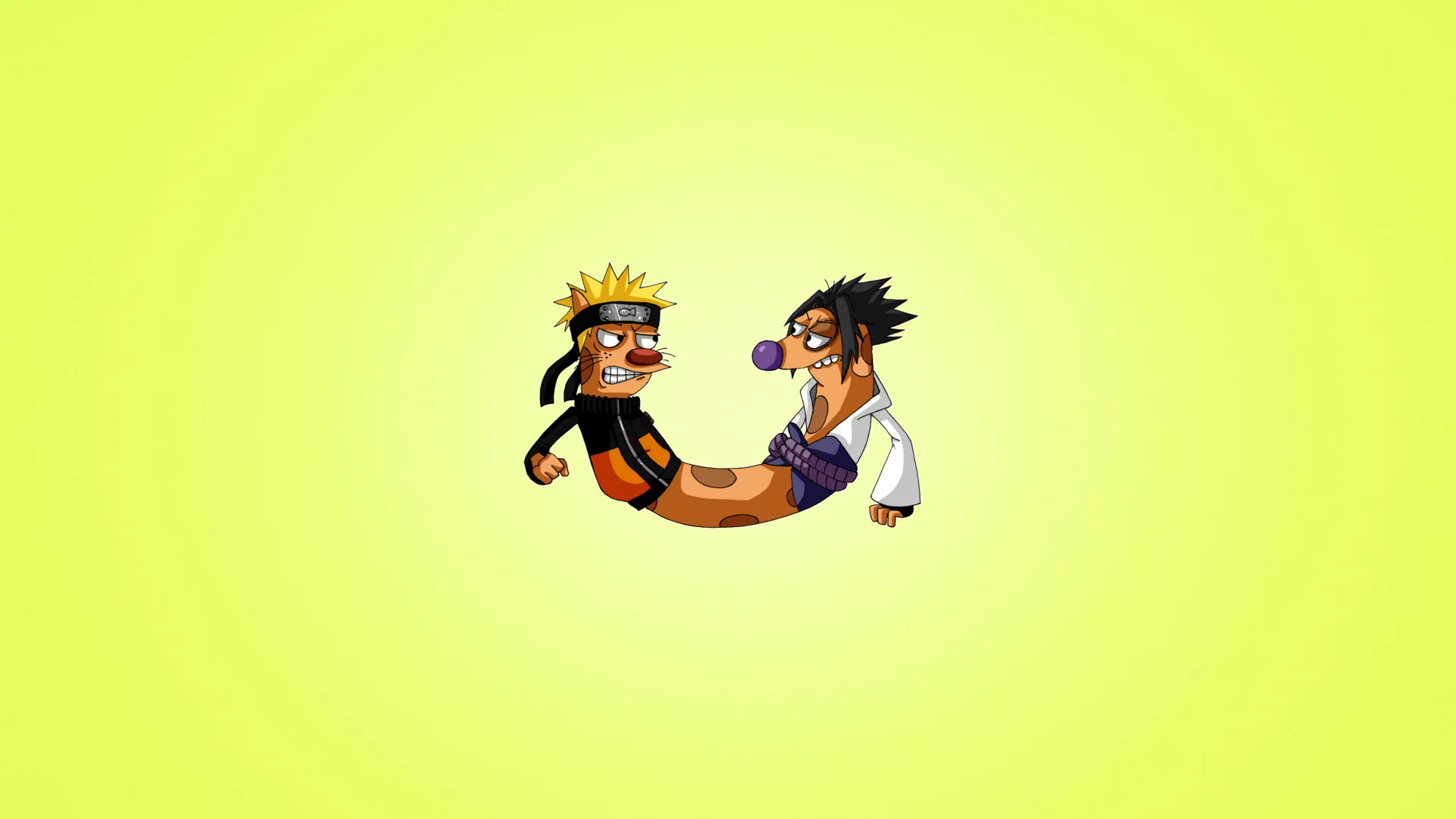 наруто, catdog, минимализм, кот и пес, прикол, naruto, котопес