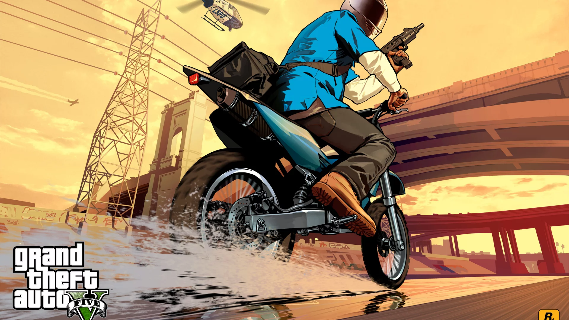 five, logo, 5, art, gta, rockstar