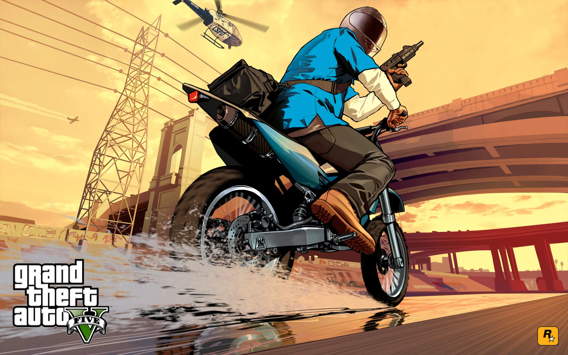 five, logo, 5, art, gta, rockstar
