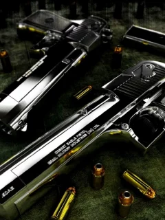 мощный, патроны, пистолет, desert eagle