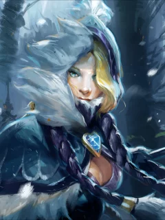 snowdrop set, rylai crestfall, кристалка, crystal maiden, рулайка, цм
