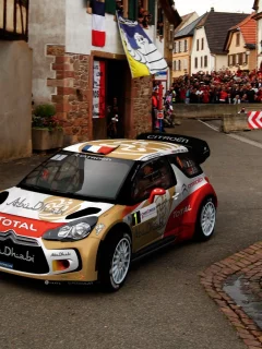 sebastien loeb, спорт, wrc, rally, citroen, ds3, daniel elena, люди передок