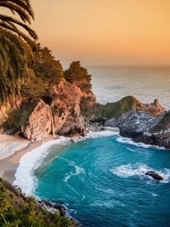 julia pfeiffer burns state park, california, big sur, pacific ocean, биг-сюр, mcway falls