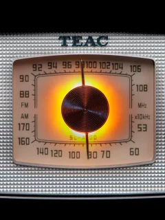 on, numbers, tuning, light, silver, off, metal, volume, old, radio