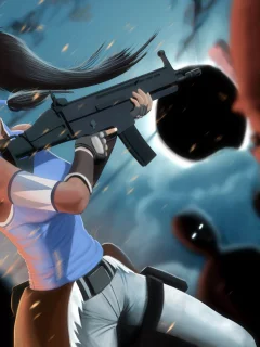 зомби, оружие, korra, девушка, арт, avatar, the last airbender