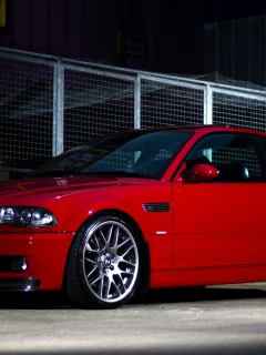 e46, купе, m3, бмв, bmw, красный, отблески, red
