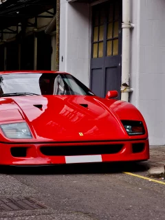 ferrari, red, феррари, ф40, f40