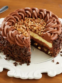 глазурь, шоколадный, десерт, торт, cake, еда, сладости