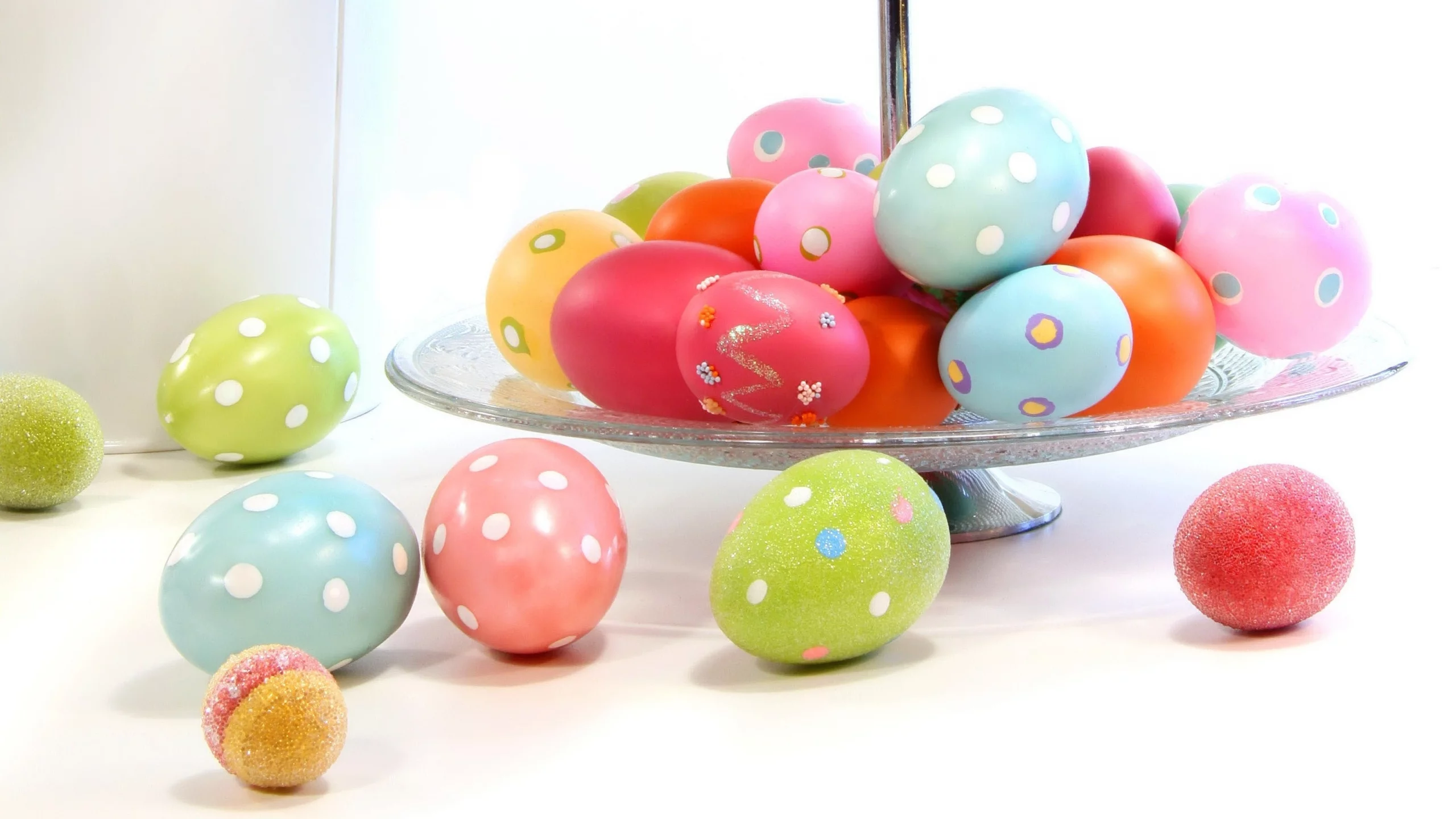 яйца, праздник, пасха, крашеные, easter