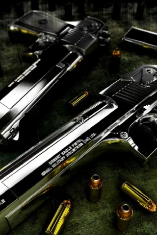 мощный, патроны, пистолет, desert eagle